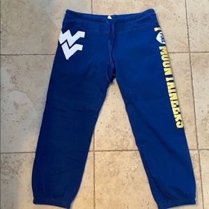 VS Pink WVU Mountaineers sweatpants